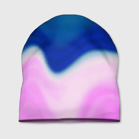 Шапка 3D с принтом Воздушный Крем , 100% полиэстер | универсальный размер, печать по всей поверхности изделия | blue | cream | gradient | pink | абстрактный | абстракция | вода | волны | гламур | градиент | девочкам | зефирка | краска | краски | красочный | море | мороженое | небеса | нежные | пастельные | перламутровый