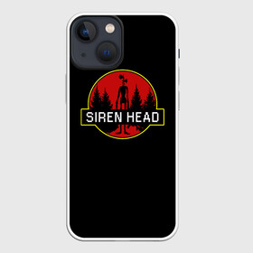 Чехол для iPhone 13 mini с принтом Siren Head ,  |  | siren head | игра | лес | монстр | персонаж | сирена | сиреноголовый | чудовище