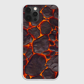 Чехол для iPhone 12 Pro Max с принтом Раскаленное Лава , Силикон |  | Тематика изображения на принте: colors | cosmic | lava | stars | yellow | брызги | звезды | краски | лава | планета | разводы красок | раскаленное лава