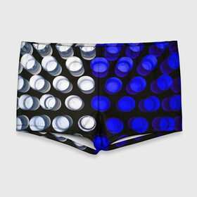 Мужские купальные плавки 3D с принтом GGGelt , Полиэстер 85%, Спандекс 15% |  | Тематика изображения на принте: abstraction | blue | circles | light | shapes | white | абстракция | белый | круги | свет | синий | формы