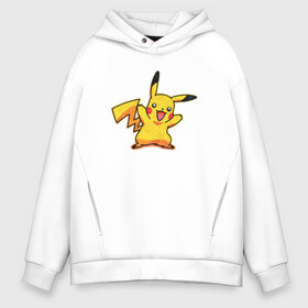 Мужское худи Oversize хлопок с принтом Pikachu из меха , френч-терри — 70% хлопок, 30% полиэстер. Мягкий теплый начес внутри —100% хлопок | боковые карманы, эластичные манжеты и нижняя кромка, капюшон на магнитной кнопке | pikachu | pokemon | pokemongo | аниме | детективпикачу | пикачу | покемон | покемонпикачу | покемоны