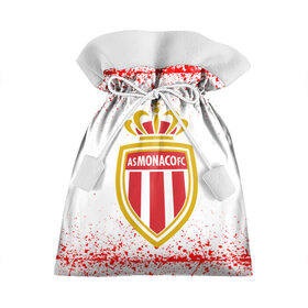 Подарочный 3D мешок с принтом MONACO. , 100% полиэстер | Размер: 29*39 см | fc | football | football club | france | monaco | sport | нико ковач | спорт | уефа | униформа | фк | фк монако | франция | французская лига 1 | французский футбольный клуб | футбол | фут