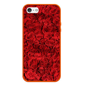 Чехол для iPhone 5/5S матовый с принтом Roses , Силикон | Область печати: задняя сторона чехла, без боковых панелей | алые розы | весна | деревья | касные розы | красная роза | красный цветок | лепестки | лес | лето | листья | май | милион алых роз | на каждый день | осень | поле | роза | розы | солнце | тропики | флора