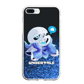 Чехол для iPhone 7Plus/8 Plus матовый с принтом UNDERTALE , Силикон | Область печати: задняя сторона чехла, без боковых панелей | Тематика изображения на принте: 