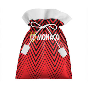 Подарочный 3D мешок с принтом MONACO. , 100% полиэстер | Размер: 29*39 см | fc | football | football club | france | monaco | sport | нико ковач | спорт | уефа | униформа | фк | фк монако | франция | французская лига 1 | французский футбольный клуб | футбол | фут