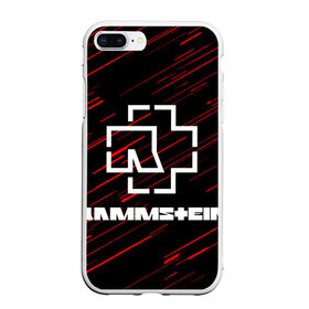 Чехол для iPhone 7Plus/8 Plus матовый с принтом Rammstein. , Силикон | Область печати: задняя сторона чехла, без боковых панелей | Тематика изображения на принте: music | rammstein | rock | индастриал метал | метал группа | музыка | музыкальная группа | немецкая метал группа | рамштайн | рок | хард рок