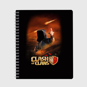 Тетрадь с принтом Clash of Clans , 100% бумага | 48 листов, плотность листов — 60 г/м2, плотность картонной обложки — 250 г/м2. Листы скреплены сбоку удобной пружинной спиралью. Уголки страниц и обложки скругленные. Цвет линий — светло-серый
 | clash of clans | clash royale | game | supercell | детская | детям | игра | клаш оф кланс | клаш оф кленс | клеш оф кленс | клэш оф кланс | компьютерная игра | пекка