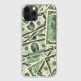 Чехол для iPhone 12 Pro Max с принтом Доллар , Силикон |  | 100 долларов | арт | банкноты | валюта | деньги | доллар | зеленый | рисунок | сто | сто долларов