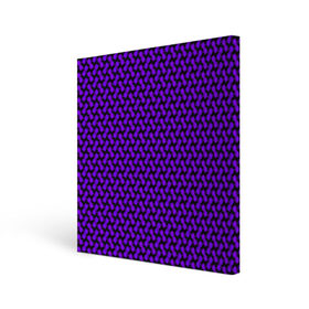 Холст квадратный с принтом Dorri , 100% ПВХ |  | abstraction | pattern | purple | shapes | абстракция | паттерн | фиолетовый | формы