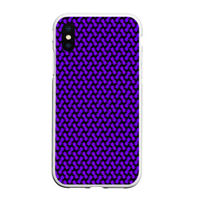 Чехол для iPhone XS Max матовый с принтом Dorri , Силикон | Область печати: задняя сторона чехла, без боковых панелей | abstraction | pattern | purple | shapes | абстракция | паттерн | фиолетовый | формы