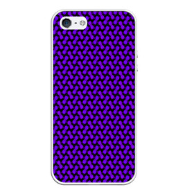 Чехол для iPhone 5/5S матовый с принтом Dorri , Силикон | Область печати: задняя сторона чехла, без боковых панелей | abstraction | pattern | purple | shapes | абстракция | паттерн | фиолетовый | формы