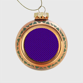 Стеклянный ёлочный шар с принтом Dorri , Стекло | Диаметр: 80 мм | abstraction | pattern | purple | shapes | абстракция | паттерн | фиолетовый | формы