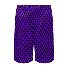 Детские спортивные шорты 3D с принтом Dorri ,  100% полиэстер
 | пояс оформлен широкой мягкой резинкой, ткань тянется
 | Тематика изображения на принте: abstraction | pattern | purple | shapes | абстракция | паттерн | фиолетовый | формы
