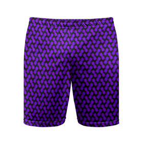 Мужские шорты спортивные с принтом Dorri ,  |  | abstraction | pattern | purple | shapes | абстракция | паттерн | фиолетовый | формы