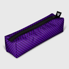 Пенал 3D с принтом Dorri , 100% полиэстер | плотная ткань, застежка на молнии | abstraction | pattern | purple | shapes | абстракция | паттерн | фиолетовый | формы