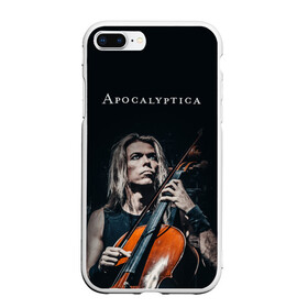 Чехол для iPhone 7Plus/8 Plus матовый с принтом Apocalyptica , Силикон | Область печати: задняя сторона чехла, без боковых панелей | apocalyptica | eicca toppinen | finland | helsenki | metall | metallica | rock | апоклиптика | виолончель | рок | симфонический рок | финляндия | эйкка топпинен