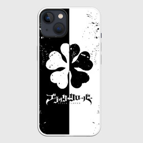 Чехол для iPhone 13 с принтом Черный Клевер прямо разделенный фон ,  |  | anime | black clover | аниме | боевик | буракку куро:ба | кино | комедия | магия | мультфильм | фэнтези | черный клевер | японская сёнэн манга