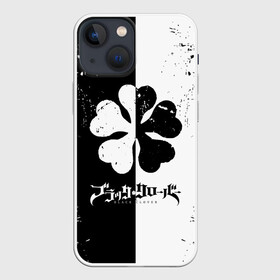Чехол для iPhone 13 mini с принтом Черный Клевер прямо разделенный фон ,  |  | anime | black clover | аниме | боевик | буракку куро:ба | кино | комедия | магия | мультфильм | фэнтези | черный клевер | японская сёнэн манга