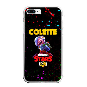 Чехол для iPhone 7Plus/8 Plus матовый с принтом BRAWL STARS COLETTE. , Силикон | Область печати: задняя сторона чехла, без боковых панелей | Тематика изображения на принте: 8 bit | brawl stars | colette | crow | gale | leon | max | mecha | mecha crow | mr.p | sally leon | shark | tara | virus 8 bit | werewolf leon | акула | берли | бравл старс | ворон | коллет | макс | оборотень