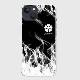 Чехол для iPhone 13 с принтом Black Clover on smoky background ,  |  | anime | black clover | аниме | боевик | буракку куро:ба | кино | комедия | магия | мультфильм | фэнтези | черный клевер | японская сёнэн манга