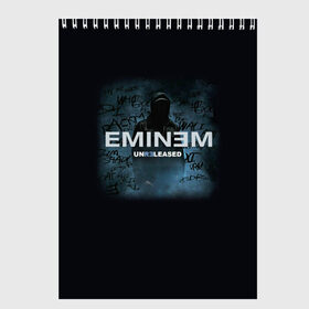 Скетчбук с принтом EMINEM , 100% бумага
 | 48 листов, плотность листов — 100 г/м2, плотность картонной обложки — 250 г/м2. Листы скреплены сверху удобной пружинной спиралью | eminem | rap | актёр | американский рэпер | композитор | маршалл | продюсер | рэп | рэпер | эминем