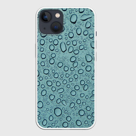 Чехол для iPhone 13 с принтом Капли. ,  |  | abstract | brand | geometry | sport | texture | абстракция | бренд | брызги | вода | геометрия | капли | капли дождя | классика | летние | минимализм | модные | популярные иллюстрации | потеки | прикольные картинки