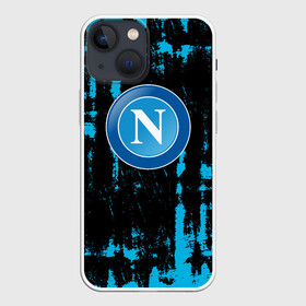 Чехол для iPhone 13 mini с принтом NAPOLI. ,  |  | fc | football | football club | napoli | sport | итальянский профессиональный футбольный клуб | наполи | неаполь | спорт | уефа | униформа | фирменные цвета | фк | футбол | футбольный клуб