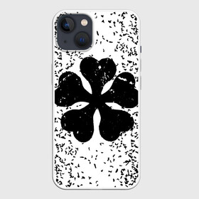 Чехол для iPhone 13 с принтом Черный Клевер и распыленное графити ,  |  | anime | black clover | аниме | боевик | буракку куро:ба | кино | комедия | магия | мультфильм | фэнтези | черный клевер | японская сёнэн манга