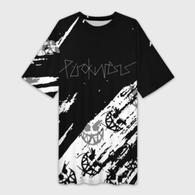 Платье-футболка 3D с принтом PYROKINESIS. ,  |  | pyrokinesis | андрей пирокинезис | каждаябарбистерва | левый баттл | музыка | музыкант | пирокинезис | рэп | рэпер | хип хоп