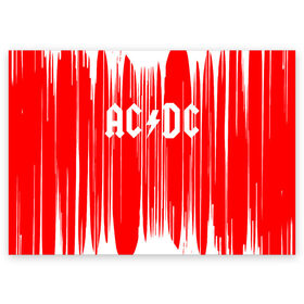 Поздравительная открытка с принтом AC/DC. , 100% бумага | плотность бумаги 280 г/м2, матовая, на обратной стороне линовка и место для марки
 | Тематика изображения на принте: ac dc | music | rock | австралийская рок группа | ас дс | асдс | блюз рок | музыка | переменный ток постоянный ток | рок | рок н ролл | хард рок | эй си ди си
