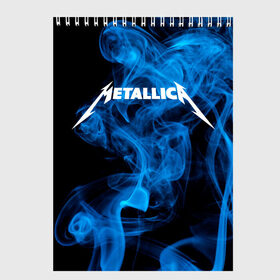 Скетчбук с принтом Metallica , 100% бумага
 | 48 листов, плотность листов — 100 г/м2, плотность картонной обложки — 250 г/м2. Листы скреплены сверху удобной пружинной спиралью | metallica | music | rock | американская рок группа | метал группа | металлика | музыка | рок | рок группа | трэш метал | хеви метал