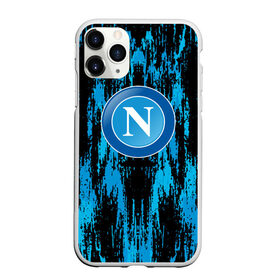 Чехол для iPhone 11 Pro Max матовый с принтом NAPOLI. , Силикон |  | fc | football | football club | napoli | sport | итальянский профессиональный футбольный клуб | наполи | неаполь | спорт | уефа | униформа | фирменные цвета | фк | футбол | футбольный клуб