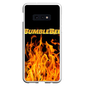 Чехол для Samsung S10E с принтом Bumblebee. , Силикон | Область печати: задняя сторона чехла, без боковых панелей | Тематика изображения на принте: автобот разведчик | автоботы | бамблби | боевик | кино | кино трансформеры | персонаж вселенной трансформеров | приключения | трансформеры | фантастика | фильмы