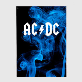 Постер с принтом AC/DC. , 100% бумага
 | бумага, плотность 150 мг. Матовая, но за счет высокого коэффициента гладкости имеет небольшой блеск и дает на свету блики, но в отличии от глянцевой бумаги не покрыта лаком | ac dc | music | rock | австралийская рок группа | ас дс | асдс | блюз рок | музыка | переменный ток постоянный ток | рок | рок н ролл | хард рок | эй си ди си