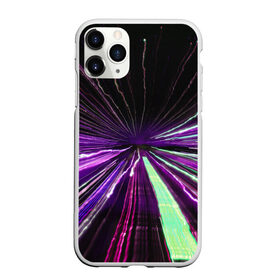 Чехол для iPhone 11 Pro матовый с принтом Rollo , Силикон |  | abstraction | blur | immersion | light | lines | long exposure | purple | абстракция | длинная выдержка | линии | погружение | размытость | свет | фиолетовый