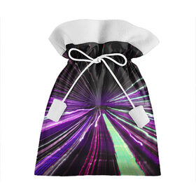 Подарочный 3D мешок с принтом Rollo , 100% полиэстер | Размер: 29*39 см | abstraction | blur | immersion | light | lines | long exposure | purple | абстракция | длинная выдержка | линии | погружение | размытость | свет | фиолетовый