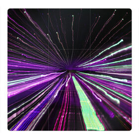 Магнитный плакат 3Х3 с принтом Rollo , Полимерный материал с магнитным слоем | 9 деталей размером 9*9 см | abstraction | blur | immersion | light | lines | long exposure | purple | абстракция | длинная выдержка | линии | погружение | размытость | свет | фиолетовый