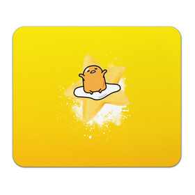 Коврик для мышки прямоугольный с принтом Gudetama , натуральный каучук | размер 230 х 185 мм; запечатка лицевой стороны | Тематика изображения на принте: gudetama | анимешное яйцо | гудетама | желток | стекающее яйцо | яичница