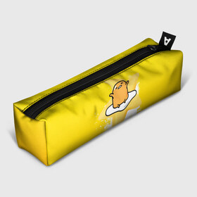 Пенал 3D с принтом Gudetama , 100% полиэстер | плотная ткань, застежка на молнии | Тематика изображения на принте: gudetama | анимешное яйцо | гудетама | желток | стекающее яйцо | яичница