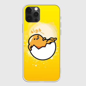 Чехол для iPhone 12 Pro с принтом Gudetama , силикон | область печати: задняя сторона чехла, без боковых панелей | gudetama | анимешное яйцо | гудетама | желток | стекающее яйцо | яичница