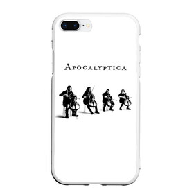 Чехол для iPhone 7Plus/8 Plus матовый с принтом Apocalyptica , Силикон | Область печати: задняя сторона чехла, без боковых панелей | apocalyptica | eicca toppinen | finland | heavy | helsenki | metall | metallica | mikko sirn | paavo ltjnen | perttu kivilaakso | rock | апоклиптика | виолончель | рок | симфонический рок | финляндия | эйкка топпинен