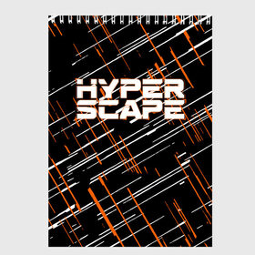 Скетчбук с принтом Hyper Scape , 100% бумага
 | 48 листов, плотность листов — 100 г/м2, плотность картонной обложки — 250 г/м2. Листы скреплены сверху удобной пружинной спиралью | esport | games | hyper scape | twitch | игроки | игролюбители | игроманы | игры | киберспорт | королевская битва | корона | твич | хупер скайп | хупер скайпе