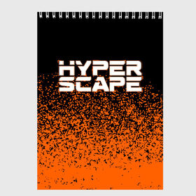 Скетчбук с принтом Hyper Scape , 100% бумага
 | 48 листов, плотность листов — 100 г/м2, плотность картонной обложки — 250 г/м2. Листы скреплены сверху удобной пружинной спиралью | esport | games | hyper scape | twitch | игроки | игролюбители | игроманы | игры | киберспорт | королевская битва | корона | твич | хупер скайп | хупер скайпе