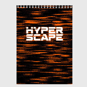 Скетчбук с принтом Hyper Scape , 100% бумага
 | 48 листов, плотность листов — 100 г/м2, плотность картонной обложки — 250 г/м2. Листы скреплены сверху удобной пружинной спиралью | esport | games | hyper scape | twitch | игроки | игролюбители | игроманы | игры | киберспорт | королевская битва | корона | твич | хупер скайп | хупер скайпе