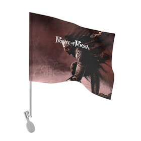 Флаг для автомобиля с принтом Prince of Persia. , 100% полиэстер | Размер: 30*21 см | action adventure | esport | games | prince of persia | игроки | игролюбители | игроманы | игры | киберспорт | принц оф персия | принц персии