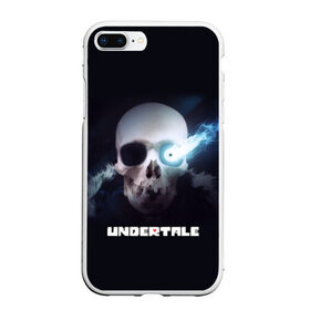 Чехол для iPhone 7Plus/8 Plus матовый с принтом UNDERTALE , Силикон | Область печати: задняя сторона чехла, без боковых панелей | sans | undertale | андертале | андертейл | игра | подземная история | подземная сказка | санс | ундертале