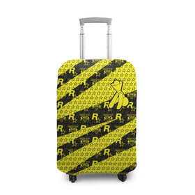 Чехол для чемодана 3D с принтом GTA Online: Yellow Dog , 86% полиэфир, 14% спандекс | двустороннее нанесение принта, прорези для ручек и колес | auto | game | grand | gta | gta5 | los santos | rockstar | theft | гта | гта5 | игра | лос сантос | майкл | онлайн | рокстар | тревор | франклин