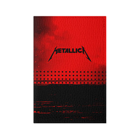 Обложка для паспорта матовая кожа с принтом METALLICA / МЕТАЛЛИКА , натуральная матовая кожа | размер 19,3 х 13,7 см; прозрачные пластиковые крепления | Тематика изображения на принте: hetfield | james | logo | metal | metalica | metallica | music | rock | star | джеймс | звезда | знак | ларс | лого | логотип | логотипы | метал | металика | металлика | музыка | рок | символ | символы | ульрих | хэтфилд