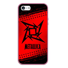 Чехол для iPhone 5/5S матовый с принтом METALLICA МЕТАЛЛИКА , Силикон | Область печати: задняя сторона чехла, без боковых панелей | hetfield | james | logo | metal | metalica | metallica | music | rock | star | джеймс | звезда | знак | ларс | лого | логотип | логотипы | метал | металика | металлика | музыка | рок | символ | символы | ульрих | хэтфилд