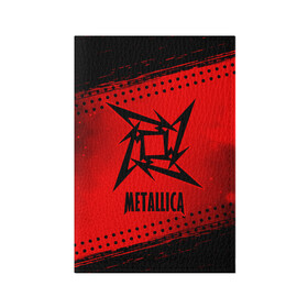 Обложка для паспорта матовая кожа с принтом METALLICA / МЕТАЛЛИКА , натуральная матовая кожа | размер 19,3 х 13,7 см; прозрачные пластиковые крепления | Тематика изображения на принте: hetfield | james | logo | metal | metalica | metallica | music | rock | star | джеймс | звезда | знак | ларс | лого | логотип | логотипы | метал | металика | металлика | музыка | рок | символ | символы | ульрих | хэтфилд